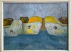 Virgil Chivu (1921-1999) - Vapoare La Vernat (Boote im