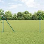 vidaXL Hexagon Hek Grijs 1,4x100 m Staal, Tuin en Terras, Verzenden, Nieuw
