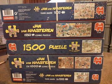 Jan van Haasteren - Van 1000 tot 1500 stukjes - 7 Puzzels in