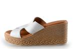 Oh My Sandals Sleehakken in maat 40 Wit, Verzenden, Wit, Zo goed als nieuw, Schoenen met hoge hakken