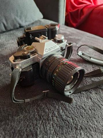 Canon AE-1 Program + FD 35-70mm | Analoge camera beschikbaar voor biedingen