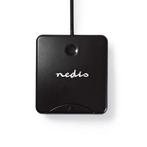 ID kaartlezer | Nedis (Smart Card, USB 2.0, Liggend), Verzenden, Nieuw, Nedis