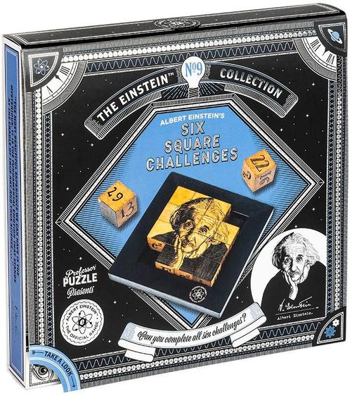 Einstein - Six Square Challenges | Professor Puzzle -, Hobby en Vrije tijd, Denksport en Puzzels, Nieuw, Verzenden