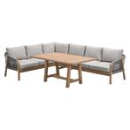 Garden Impressions Alora lounge dining set 3-delig links -, Tuin en Terras, Verzenden, Nieuw