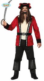 Piraten Kostuum Heren, Kleding | Heren, Carnavalskleding en Feestkleding, Ophalen of Verzenden, Nieuw