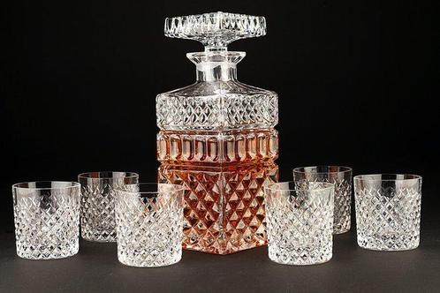 Karaf - Glas, Antiek en Kunst, Antiek | Meubels | Tafels