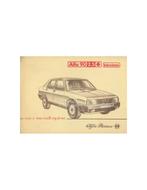 1984 ALFA ROMEO 90 QV 2.5 INIEZIONE INSTRUCTIEBOEKJE, Auto diversen, Handleidingen en Instructieboekjes