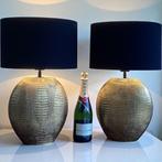 Tafellamp (2) - Nep snake goudlampen - Textiel, Polyresin, Huis en Inrichting, Nieuw