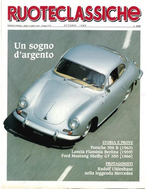 1989 RUOTECLASSICHE MAGAZINE 22 ITALIAANS, Boeken, Auto's | Folders en Tijdschriften