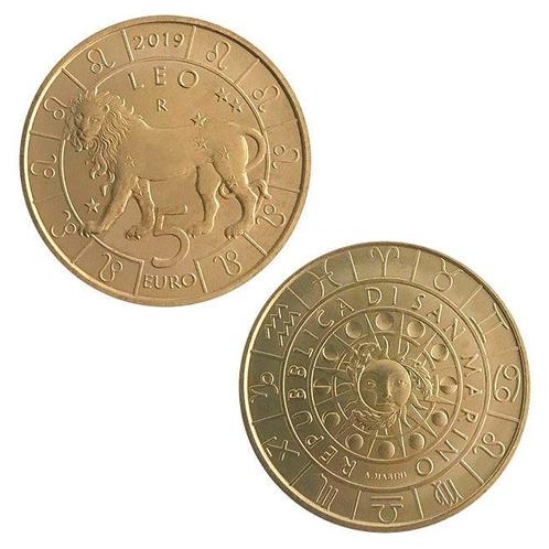 San Marino 5 Euro Leeuw 2019, Postzegels en Munten, Munten | Europa | Euromunten, Verzenden