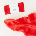 Sarahs Silks Mini Speelzijde Rood - 53x53cm, Nieuw