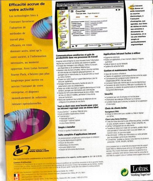 Lotus Intranet Starter Pack - Computersoftware - In, Spelcomputers en Games, Spelcomputers | Overige Accessoires
