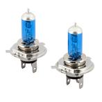 SuperWhite Blauw H4 60-55W/12V/4000K Halogeen Lampen, set á, Verzenden, Nieuw