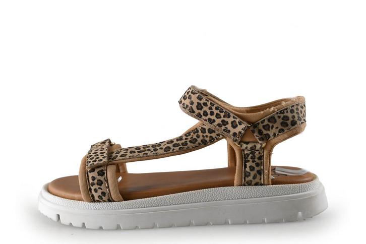 Sub55 Sandalen in maat 38 Panter, Kleding | Dames, Schoenen, Overige kleuren, Zo goed als nieuw, Sandalen of Muiltjes, Verzenden