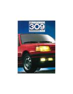1987 PEUGEOT 309 GTI BROCHURE NEDERLANDS, Nieuw, Peugeot, Author