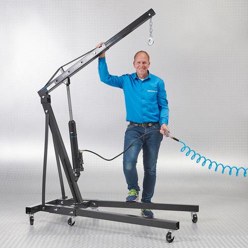 Datona Werkplaatskraan hydraulisch en pneumatisch 2 ton -, Auto-onderdelen, Motor en Toebehoren, Nieuw, Ophalen of Verzenden