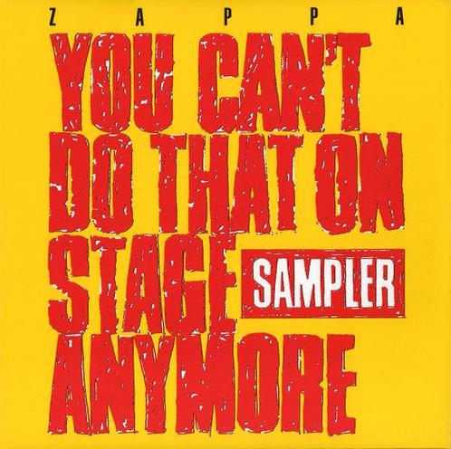 Frank Zappa - You Cant Do That On Stage Anymore (Sampler) (, Cd's en Dvd's, Vinyl | Pop, Zo goed als nieuw, Verzenden