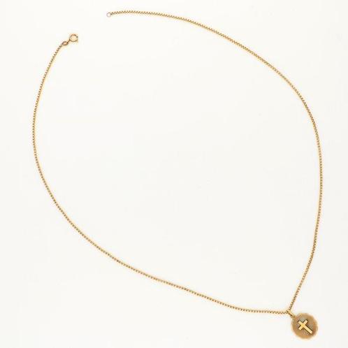 Ketting met hanger - 18 karaat Geel goud, Sieraden, Tassen en Uiterlijk, Antieke sieraden