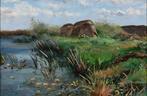 Willem Elisa Roelofs jr. (1874-1940) - Rivierlandschap, Antiek en Kunst