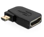 Micro HDMI - HDMI adapter - 90° haaks naar links -, Audio, Tv en Foto, Nieuw, Ophalen of Verzenden