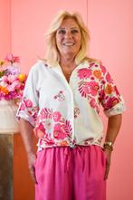Blouse leaves fuchsia, Kleding | Dames, Blouses en Tunieken, Ophalen of Verzenden, Nieuw