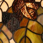 Tiffany tafellamp – Bladmotief &amp; Boomstamvoet – Ø 30,5 × H, Huis en Inrichting, Verzenden, Nieuw