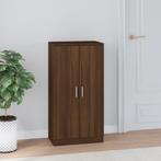 vidaXL Schoenenkast 55x35x108 cm bewerkt hout bruin, Verzenden, Nieuw