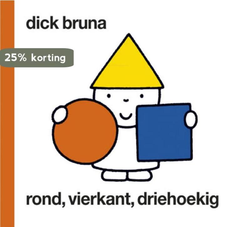 Rond, vierkant, driehoekig / Dick Bruna kinderboeken / 57, Boeken, Kinderboeken | Baby's en Peuters, Gelezen, Verzenden