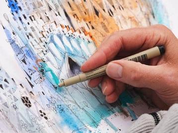 Online cursus Urban Sketching voor beginners beschikbaar voor biedingen