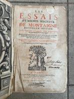 Michel de Montaigne - Les essais de Michel, seigneur de, Antiek en Kunst
