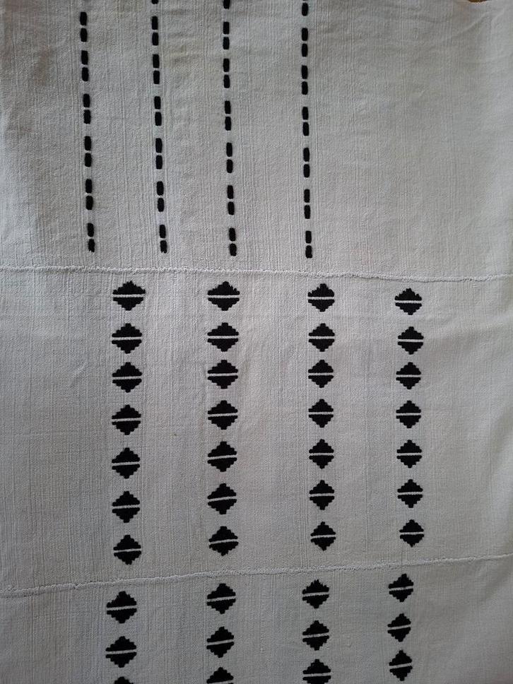 Dyula geweven vrouwendoek Ivoorkust, Antiek en Kunst, Kunst | Niet-Westerse kunst, Ophalen of Verzenden