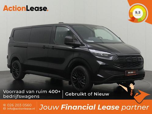 Ford Transit Custom L2 H1 2024 €579 per maand, Auto's, Bestelauto's, Dealer onderhouden, Te koop, Zwart, Automaat, Financial lease