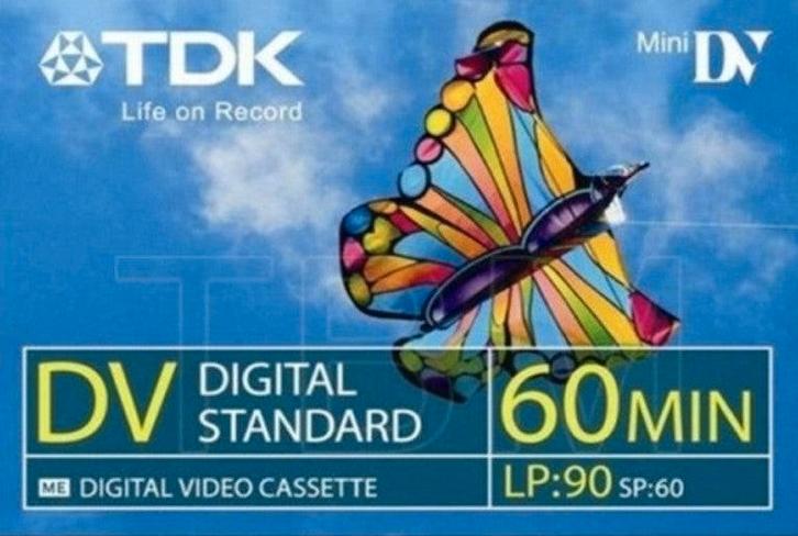 TDK MiniDV Tape Digital Video - 60 minuten (Nieuw), Audio, Tv en Foto, Fotografie | Fotostudio en Toebehoren, Nieuw, Verzenden