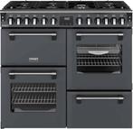 Stoves Richmond 100 DF DX gas fornuis - Antraciet - 100 cm., Verzenden, 60 cm of meer, Nieuw, Energieklasse A of zuiniger