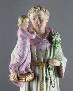 Beeldje - Sint Antonius van Padua - Bisque Porselein