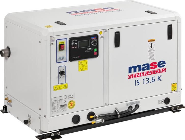 Bieden: Mase IS13.6 12 kW marine diesel generator 1800 RPM, Watersport en Boten, Bootonderdelen, Elektra en Verlichting, Nieuw