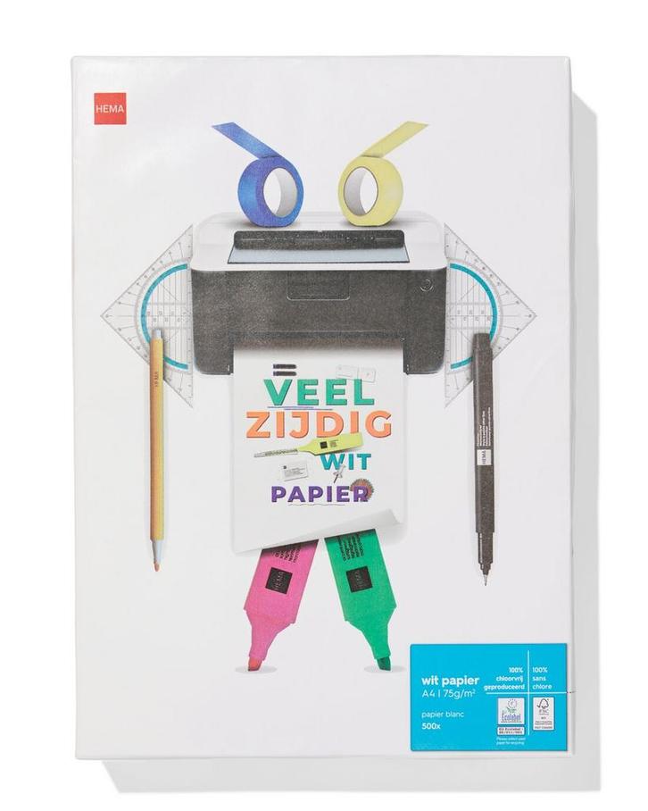 HEMA Kopieerpapier A4 - 500 vel, Diversen, Agenda's, Nieuw, Verzenden