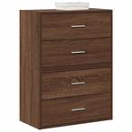 vidaXL Kasten met 2 lades 2 st 60x31x40 cm bewerkt hout, Kinderen en Baby's, Kinderkamer | Commodes en Kasten, Verzenden, Nieuw