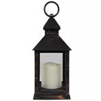 Benson Lantaarn met LED Kaars - Sfeervol en Veilig - Zwar..., Tuin en Terras, Ophalen of Verzenden, Nieuw