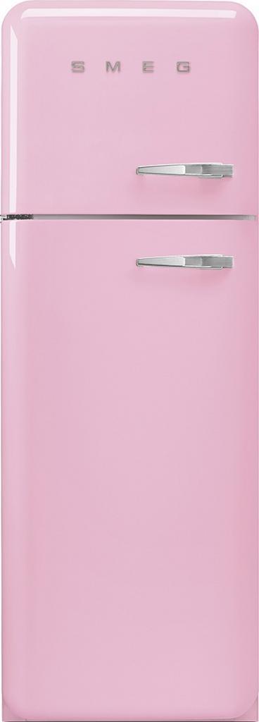 Smeg FAB30LPK5 linksdraaiende retro koelkast - roze, Witgoed en Apparatuur, Koelkasten en IJskasten, 150 tot 200 liter, Energieklasse A of zuiniger