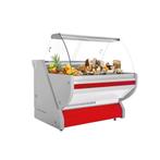 GGM Gastro | Koeltoonbank - 1100mm - met verlichting - Rood, Zakelijke goederen, Horeca | Meubilair en Inrichting, Verzenden, Nieuw in verpakking