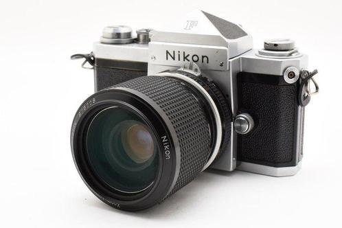 Nikon F Eye Level Silver Late+Nikkor 3.5/43-86mm Ai Single, Audio, Tv en Foto, Fotocamera's Analoog