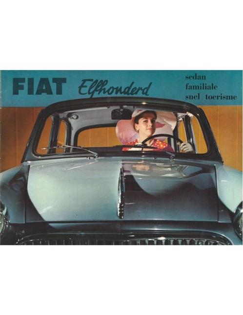 1954 FIAT 1100 BROCHURE ENGELS, Boeken, Auto's | Folders en Tijdschriften