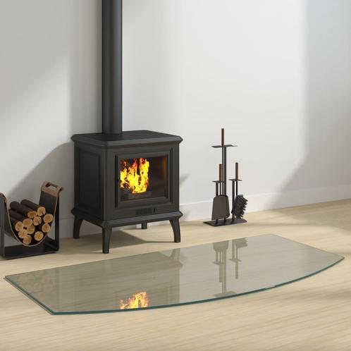 vidaXL Glasplaat openhaard 120x60 cm, Doe-het-zelf en Verbouw, Glas en Ramen, Nieuw, Verzenden