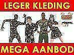 Leger carnavalskleding- Mega aanbod soldaten verkleedkleding, Ophalen of Verzenden, Nieuw, Kleding