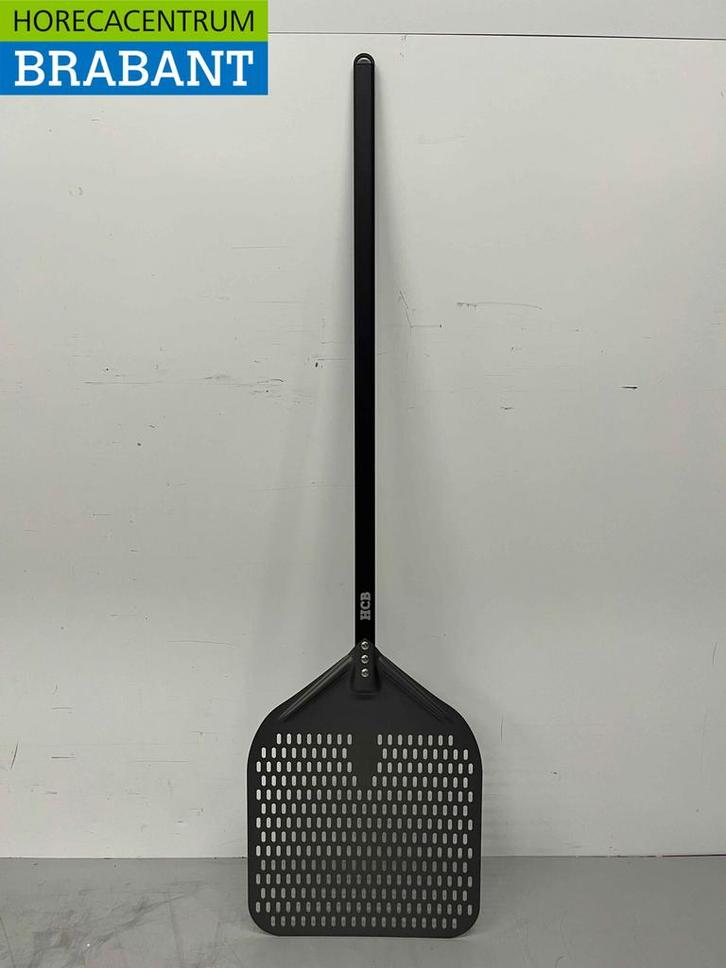 Pizzaschep hard geanodiseerd, geperforeerd blad 35 cm,, Zakelijke goederen, Horeca | Keukenapparatuur, Nieuw in verpakking, Ophalen of Verzenden