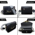 THL Design Kleine Dames schoudertas Bag Strap Brede Band, Verzenden, Nieuw, Zwart, Schoudertasje