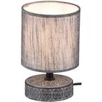 LED Tafellamp - Trion Maria - E14 Fitting - Rond - Mat Grijs, Huis en Inrichting, Lampen | Tafellampen, Ophalen of Verzenden, Nieuw