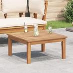 vidaXL Tuin Tafel 60x60x30 cm Massief Teakhout, Verzenden, Nieuw, Hout