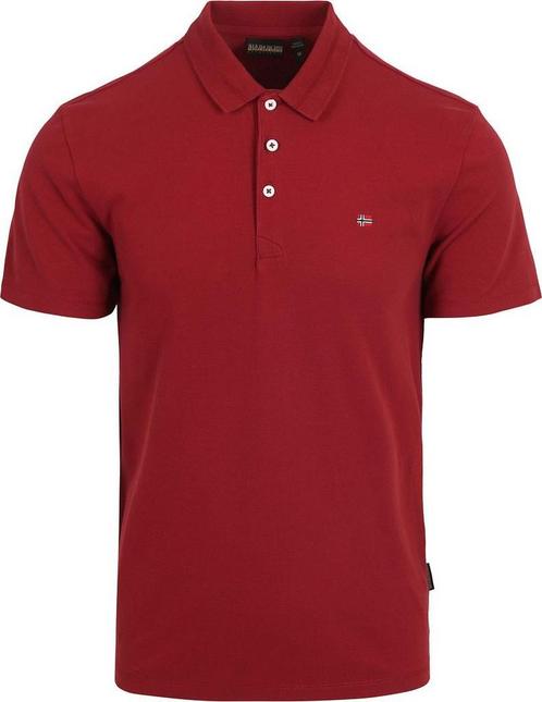 Napapijri Ealis Polo Rood maat 3XL Heren, Kleding | Heren, Polo's, Rood, Nieuw, Overige maten, Verzenden
